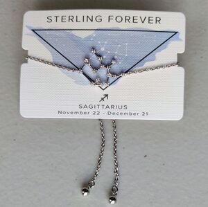 STERLING FOREVER Zodiac Bracelet Sagittarius NWT